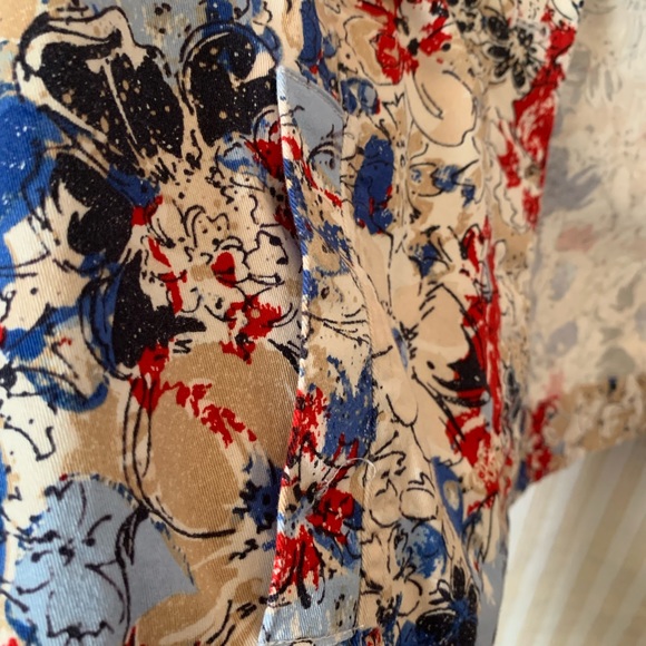 Christopher & Banks Petite floral jacket size P/L - Picture 10 of 14